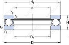 Подшипник 351006 A Подшипник 351006 A