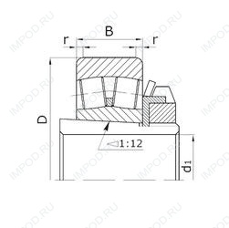 Подшипник 353540
