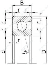 Подшипник 36107Е Подшипник 36107Е