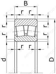 Подшипник 3618 Л