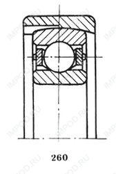 Подшипник 36-860704 Ю1