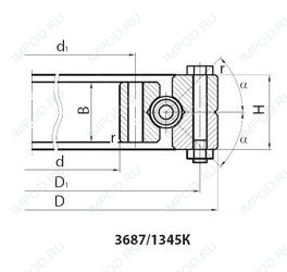 Подшипник 3687/1345К1У