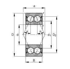 Подшипник 3812-B-2Z-TVH Подшипник 3812-B-2Z-TVH