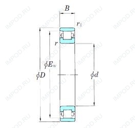 Подшипник 3NCN1024