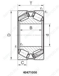 Подшипник 40471/500XЛM