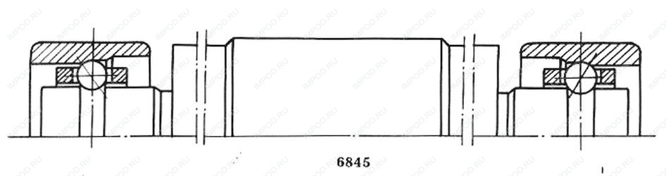 Подшипник 4-106075 ЮТ