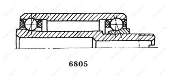 Подшипник 4-106084 Ю2Т Подшипник 4-106084 Ю2Т