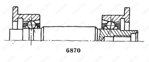 Подшипник 4-106093 ЮТП