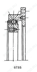 Подшипник 4-186728 ЮТ Подшипник 4-186728 ЮТ