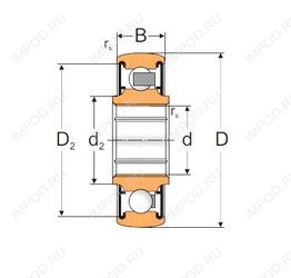 Подшипник 420303КЕ