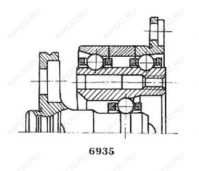 Подшипник 4-306095 Ю7ТП Подшипник 4-306095 Ю7ТП