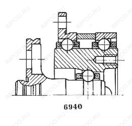 Подшипник 4-306095 Ю8Т Подшипник 4-306095 Ю8Т
