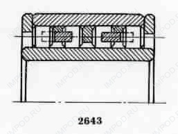 Подшипник 4428/750