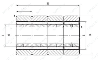 Подшипник 444705ХУ4 Подшипник 444705ХУ4