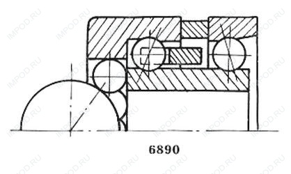 Подшипник 4-45606/2.5 КЮТП