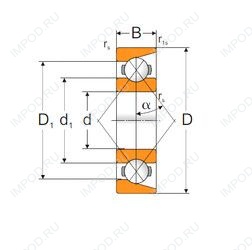Подшипник 46203АЕ