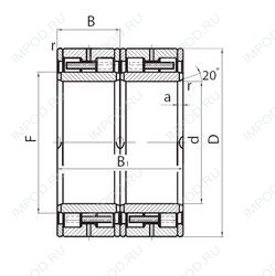 Подшипник 4627/630ХУ2 Подшипник 4627/630ХУ2