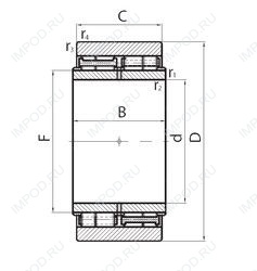 Подшипник 462815ХУ6 Подшипник 462815ХУ6