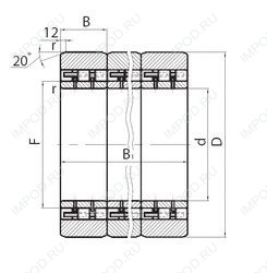 Подшипник 462826У6 Подшипник 462826У6