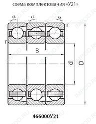 Подшипник 466322ЛУ21 Подшипник 466322ЛУ21