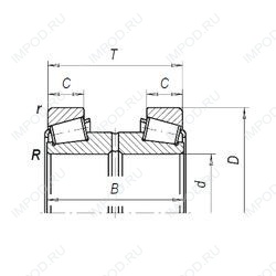 Подшипник 47752М Подшипник 47752М