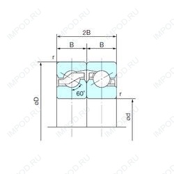 Подшипник 50TAB10DF