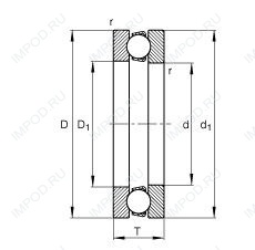Подшипник 51176-MP Подшипник 51176-MP