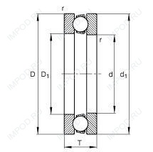 Подшипник 51200MP Подшипник 51200MP
