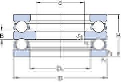 Подшипник 52412 M