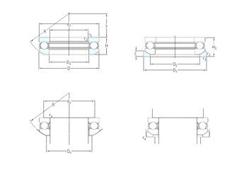 Подшипник 53322M+U322