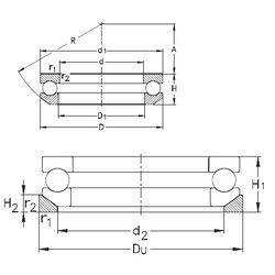 Подшипник 53422-MP+U422