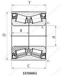 Подшипник 537909K2C17 Подшипник 537909K2C17