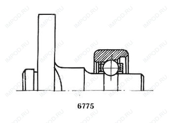 Подшипник 5-406063 К1П Подшипник 5-406063 К1П