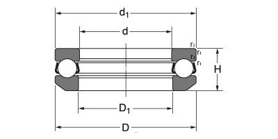 Подшипник 54420+2/U 420 Подшипник 54420+2/U 420