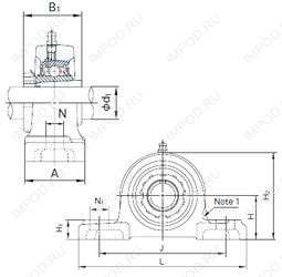 Подшипник 57707AУ