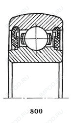 Подшипник 580204 АКС17