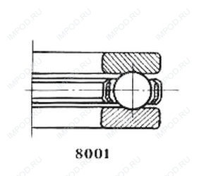 Подшипник 5-8074 Л Подшипник 5-8074 Л