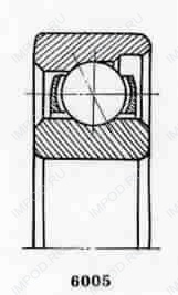 Подшипник 6003 2RS