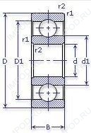 Подшипник 6005 Z Подшипник 6005 Z