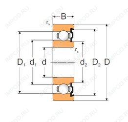 Подшипник 60304К Подшипник 60304К