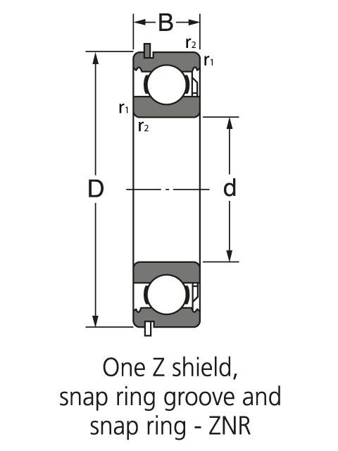 Подшипник 60/32 ZNR