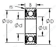 Подшипник 609HZZ