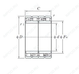Подшипник 60FC42300W