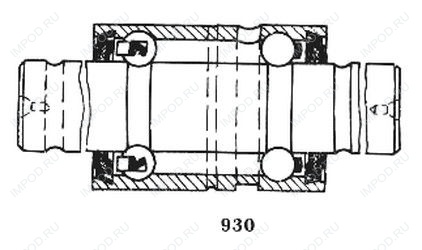 Подшипник 6-1НР16092 ЕКС171