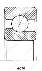Подшипник 6-1766810 Ю Подшипник 6-1766810 Ю
