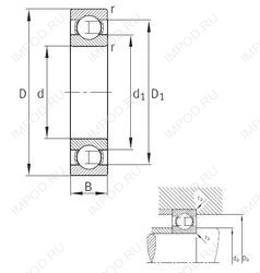 Подшипник 618/750-M