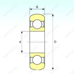 Подшипник 6200-2RS BOMB