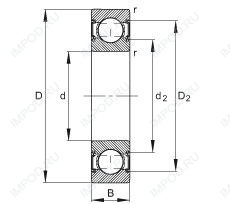 Подшипник 6202-C-2HRS Подшипник 6202-C-2HRS