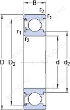 Подшипник 6203-RSH