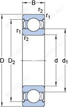 Подшипник 6205-2Z/VA228